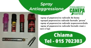 Scopri di più sull'articolo Spray Antiaggressione al Peperoncino